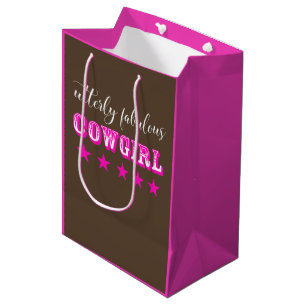 Bolsa De Regalo Mediana "Vaquera completamente fabulosa "