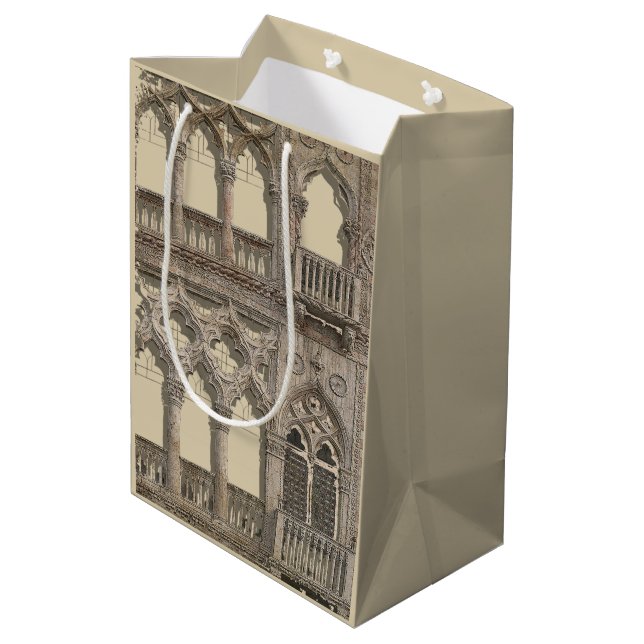 Bolsa De Regalo Mediana Venezia D'Oro (Angulo reverso)