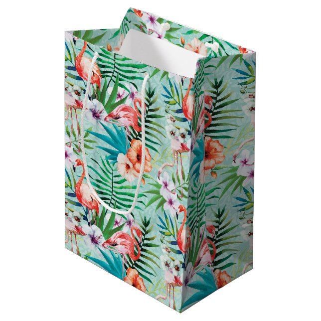 Bolsa De Regalo Mediana Verano tropical (Angulo Anverso)