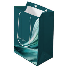 Bolsa De Regalo Mediana Verde moderno y Moda-Esmeralda-