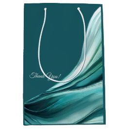 Bolsa De Regalo Mediana Verde moderno y Moda-Esmeralda-