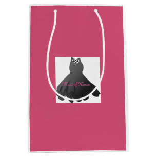 Bolsa De Regalo Mediana Vestido boda Maid of Honor Pink Gift Bag