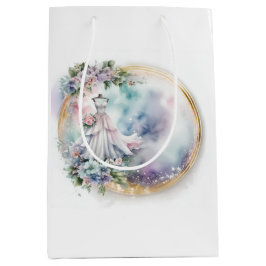 Bolsa De Regalo Mediana Vestido de novia para ducha nupcial
