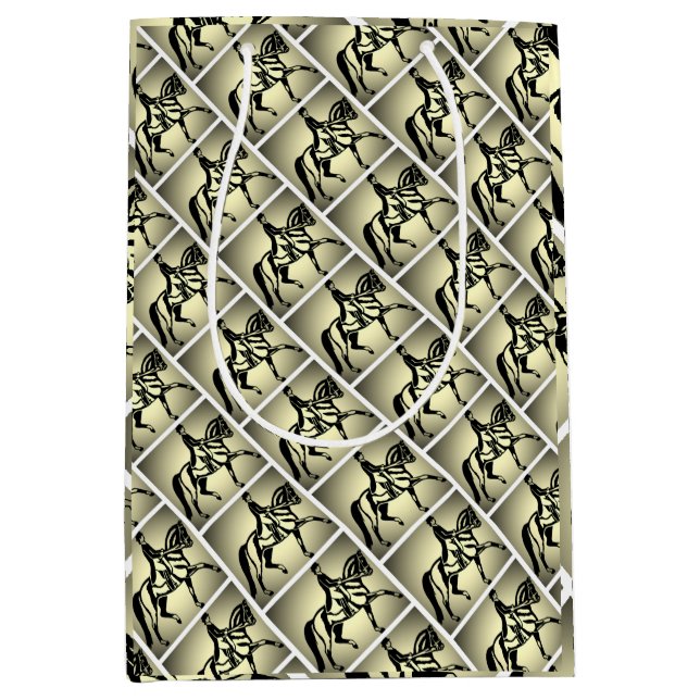 Bolsa De Regalo Mediana Viajero de Bonito dorado (Anverso)