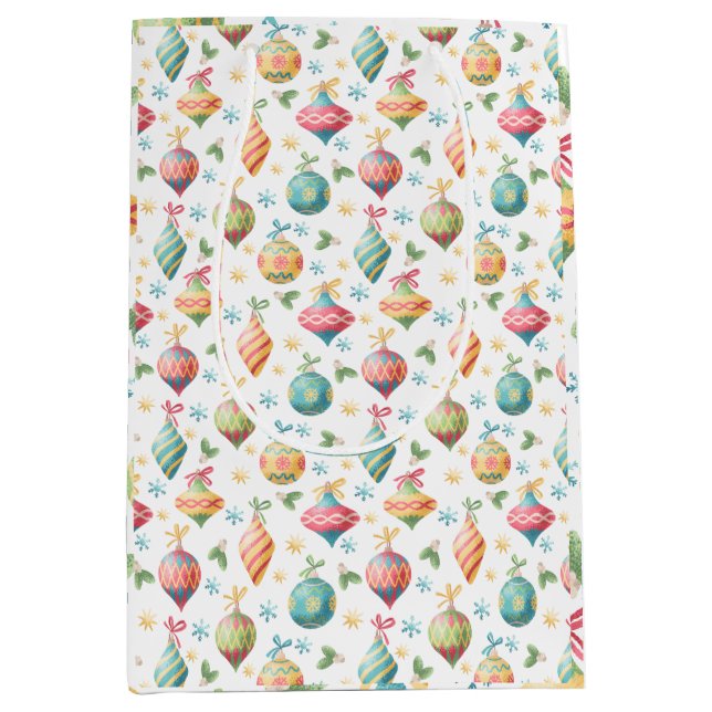 Bolsa De Regalo Mediana Vibes Navidades Boho (Anverso)