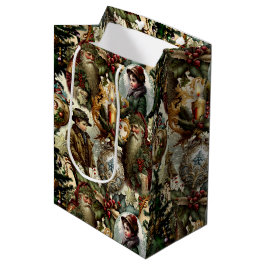 Bolsa De Regalo Mediana Victorian Christmas Elegance