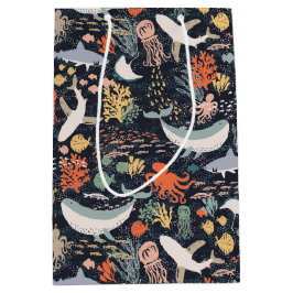 Bolsa De Regalo Mediana Vida marina