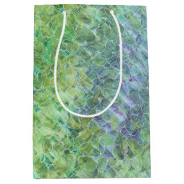 Bolsa De Regalo Mediana vidrio atómico de mar: