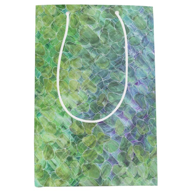 Bolsa De Regalo Mediana vidrio atómico de mar: (Anverso)