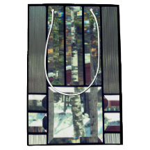 Vidrio biselado de vidrio manchado metálico estilo