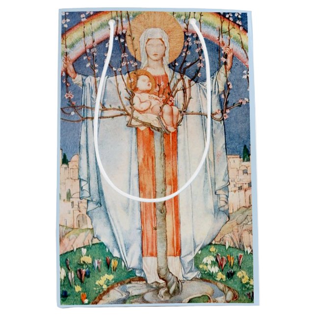 Bolsa De Regalo Mediana Vieja Pascua Religiosa (Anverso)