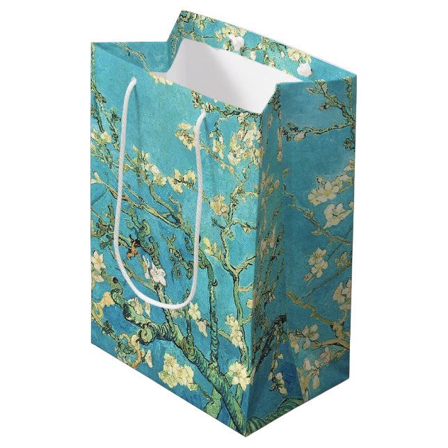 Bolsa De Regalo Mediana Vincent van Gogh Blossomong Almond Tree (Angulo Anverso)