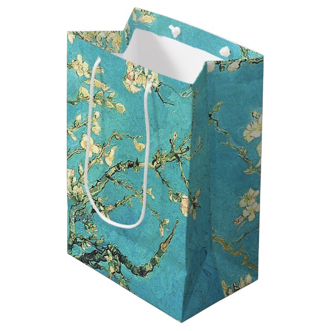 Bolsa De Regalo Mediana Vincent van Gogh Blossomong Almond Tree (Angulo Anverso)