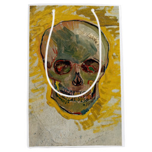 Bolsa De Regalo Mediana Vincent van Gogh - Calavera 1887 #2