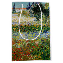 Bolsa De Regalo Mediana Vincent van Gogh - Jardín de flores