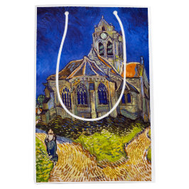Bolsa De Regalo Mediana Vincent van Gogh - La Iglesia de Auvers