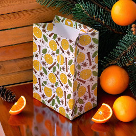 Bolsa De Regalo Mediana Vino blanco especiado de Navidad caliente