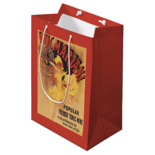 Bolsa De Regalo Mediana Vino de colada del chica de baile de Vin Mariani