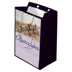 Bolsa De Regalo Mediana Vintage Buccaroos Charles Marion Russell