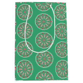 Bolsa De Regalo Mediana Vintage ornament holiday wrapping paper