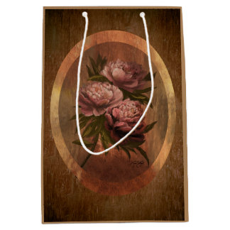 Bolsa De Regalo Mediana Vintage Peonies Medium Gift Bag