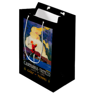 Bolsa De Regalo Mediana Vintage PosterEurope de CadenabbiaTremezzo