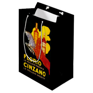 Bolsa De Regalo Mediana Vintage PosterEurope de Florio Cinzano