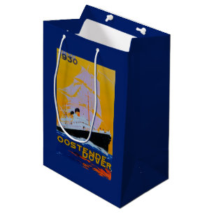 Bolsa De Regalo Mediana Vintage PosterEurope de Oostende Dover