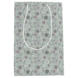 Bolsa De Regalo Mediana Vintage Snow