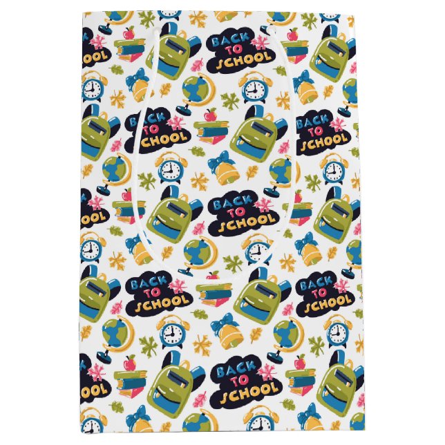 Bolsa De Regalo Mediana Volver a la escuela (Anverso)