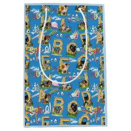 Bolsa De Regalo Mediana Volver a la escuela Diseño de repetición ABC