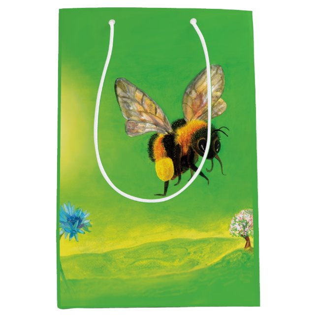 Bolsa De Regalo Mediana Vuelo del abejorro (Anverso)