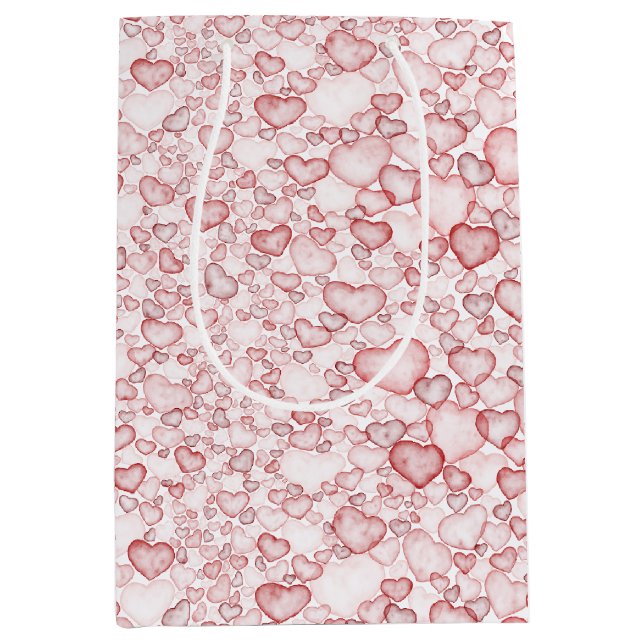 Bolsa De Regalo Mediana watercolor seamless pattern (Anverso)