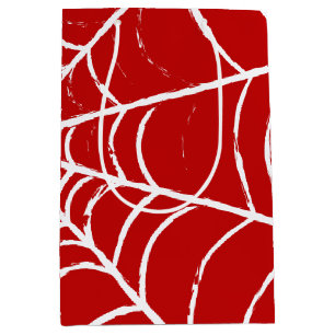 Bolsa De Regalo Mediana Web roja