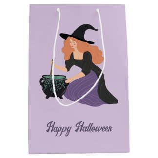 Bolsa De Regalo Mediana Whimsigoth Brewing Bruja Halloween