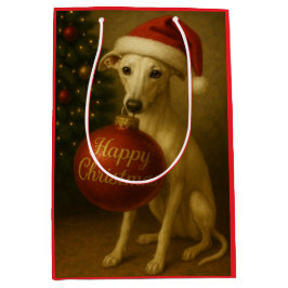 Bolsa De Regalo Mediana Whippet Christmas gift bag 