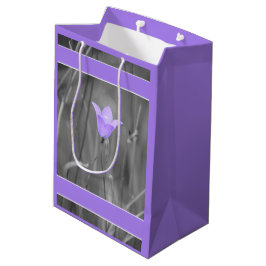 Bolsa De Regalo Mediana Wildflower azul violeta del Bluebell (Harebell)