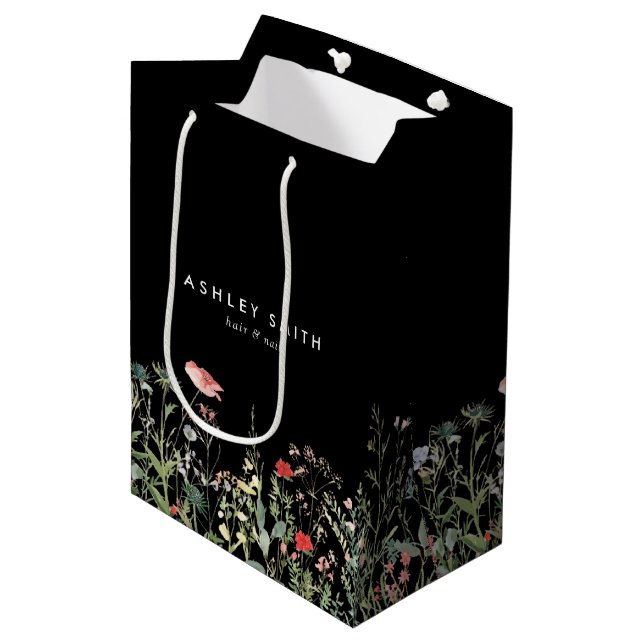Bolsa De Regalo Mediana Wildflower Meadow Business (Angulo Anverso)