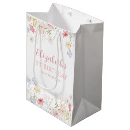 Bolsa De Regalo Mediana WILDFLOWERS Birthday party
