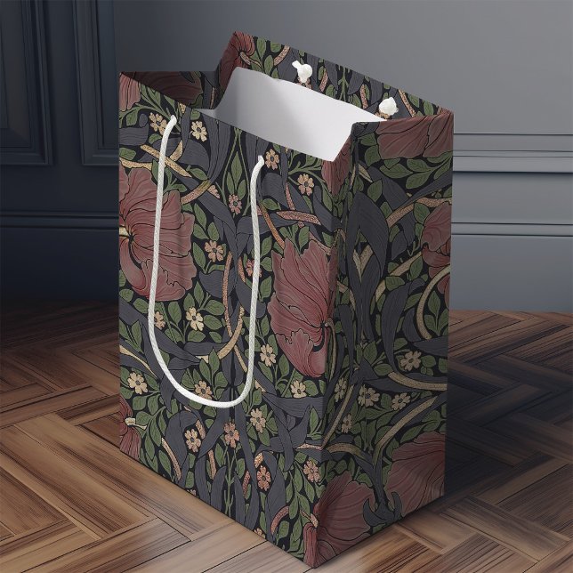 Bolsa De Regalo Mediana William Morris Pimpernel Patrón de cosecha medio G (Subido por el creador)