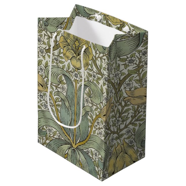 Bolsa De Regalo Mediana William Morris Spring Thicket Classic Pattern (Angulo Anverso)