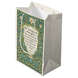 Bolsa De Regalo Mediana William Morris style floral and scripture