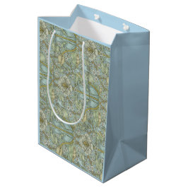 Bolsa De Regalo Mediana William Morris Vintage Floral Primavera Matorral