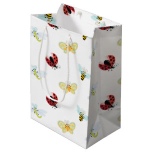Bolsa De Regalo Mediana Wing-Nutz™_Fluttering Buddies_Pattern