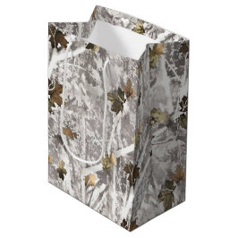 Bolsa De Regalo Mediana Winter Hunting Camouflage Look
