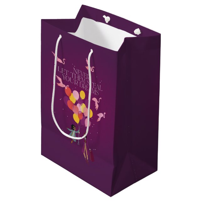 Bolsa De Regalo Mediana Wonka "Nunca dejes que roban tus sueños" (Angulo Anverso)