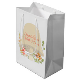Bolsa De Regalo Mediana Woodland Mushroom Baby Shower
