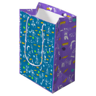 Bolsa De Regalo Mediana Wrestling Themed Birthday Gift Wrap Party