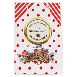 BOLSA DE REGALO MEDIANA XMAS GIFT BAG