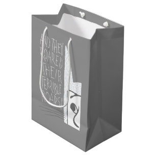 Bolsa De Regalo Mediana ¡Y rugieron sus terribles rugidos!